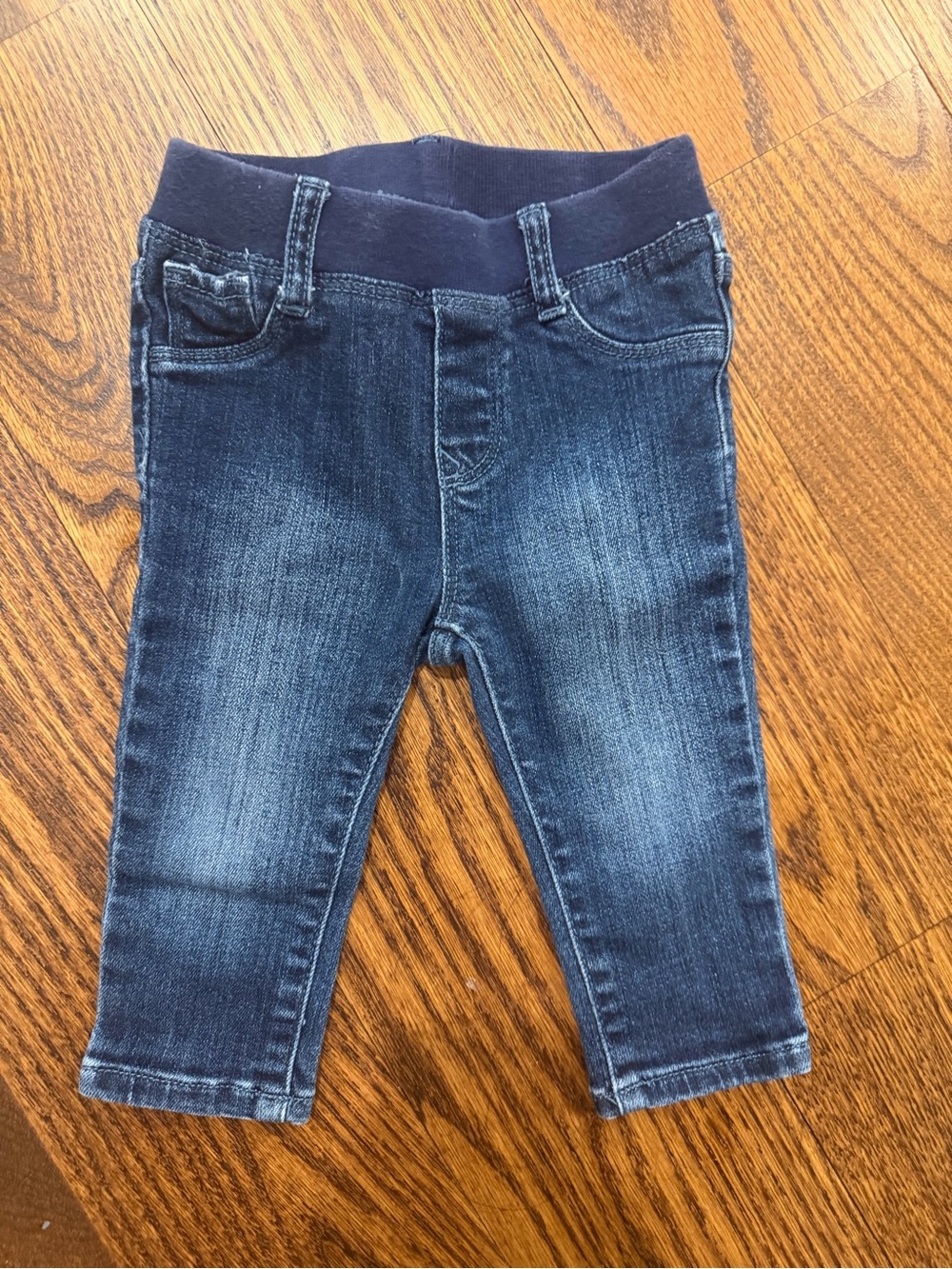 GAP Navy Stretch Pull-On Denim Jeggings for Kids